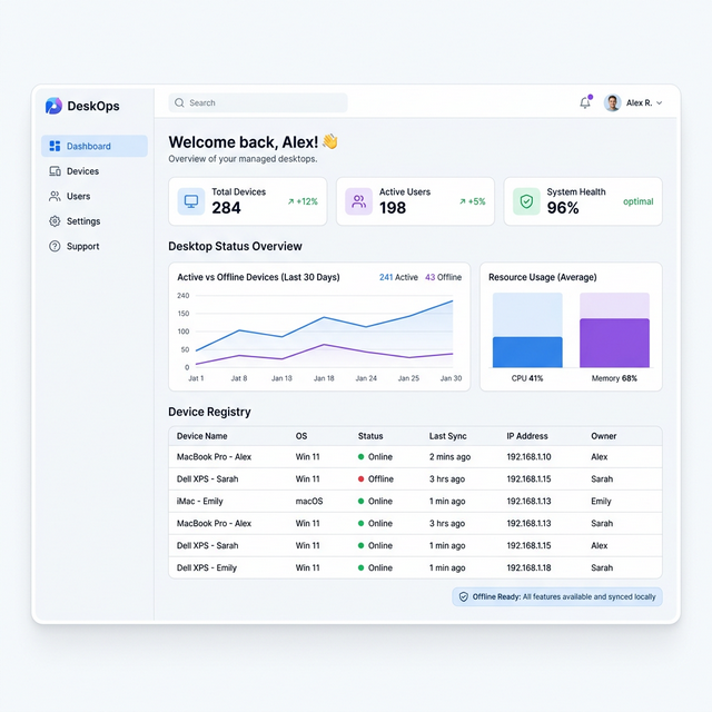 Vista principal de ContikPro